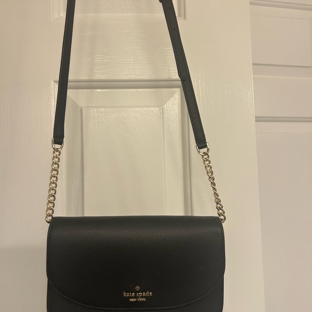Kate Spade Black Leather Crossbody Bag